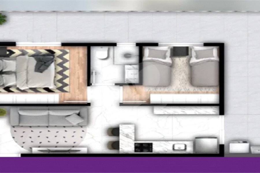 Apartamento á Venda com 47m² - Jabaquara