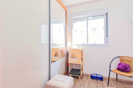 Apartamento mobiliado a venda no Cambuci de 36 metros com 1 quarto, sem vaga