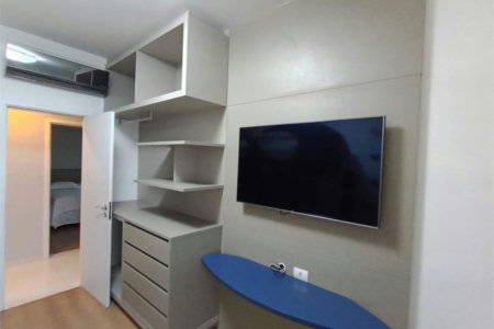 Apartamento Residencial para locação, Boqueirão, Santos - AP0256.