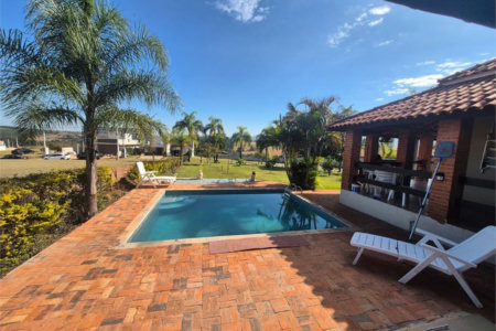 Chácara com 3 dormitórios à venda, 1200 m² por R$ 870.000,00 - Condomínio Ninho Verde II - Pardinho/SP
