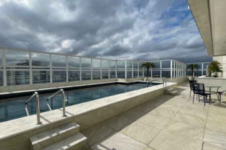 Apartamento com 2 dormitórios à venda, 100 m² por R$ 2.300.000,00 - Aparecida - Santos/SP