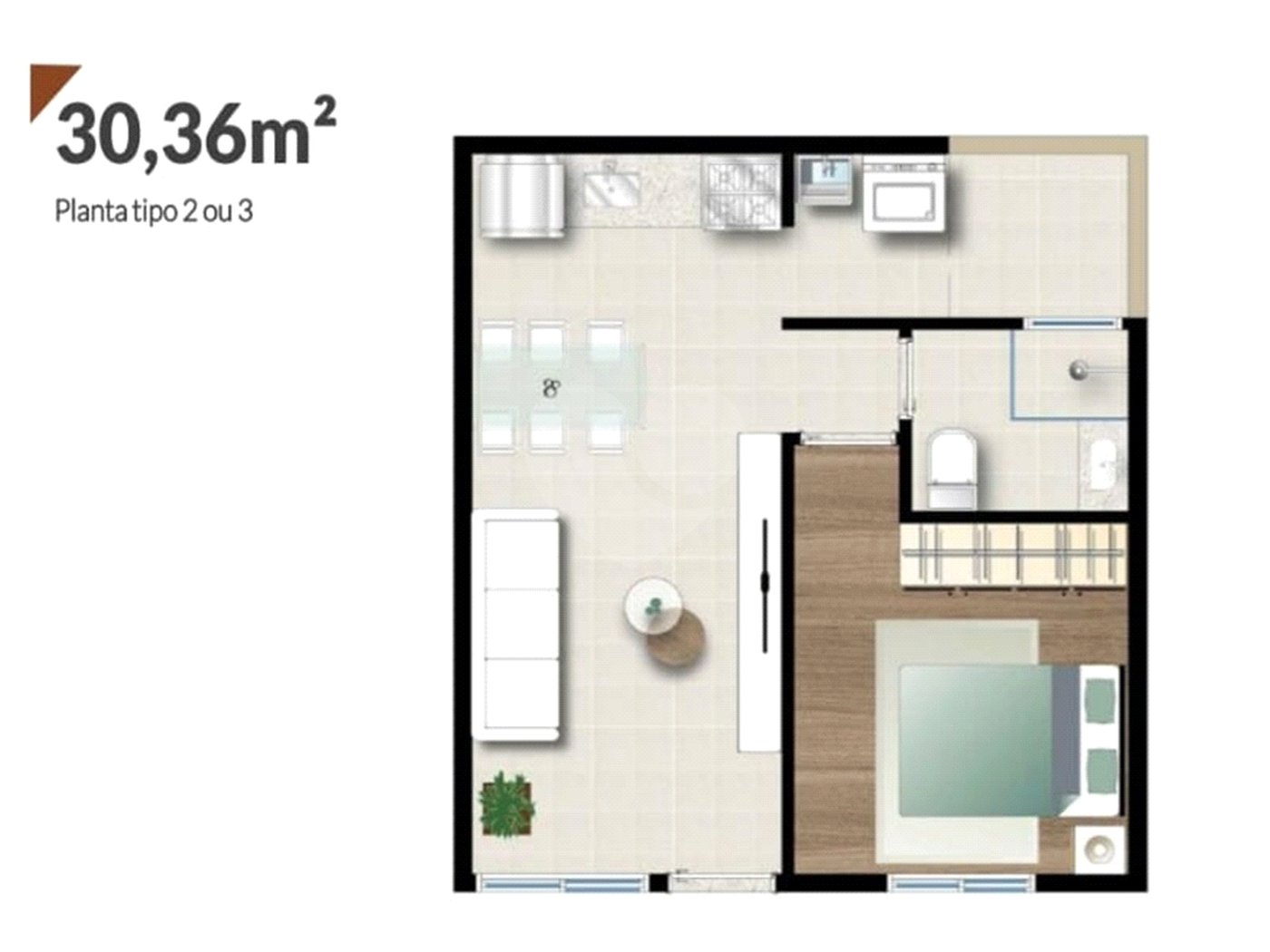Apartamento à venda com 1 quarto em Vila Gumercindo, São Paulo, SP