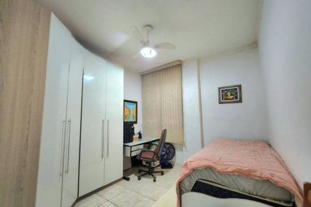 Apartamento 2 Dormitórios com Vista Mar, 1 Suíte e 50m da Praia – Santos