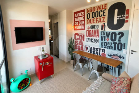 Apartamento para Locação no Jardim Santa Maria, Santo André | 55 m², 1 Dormitório, 1 Vaga e 2 Garden Privativos