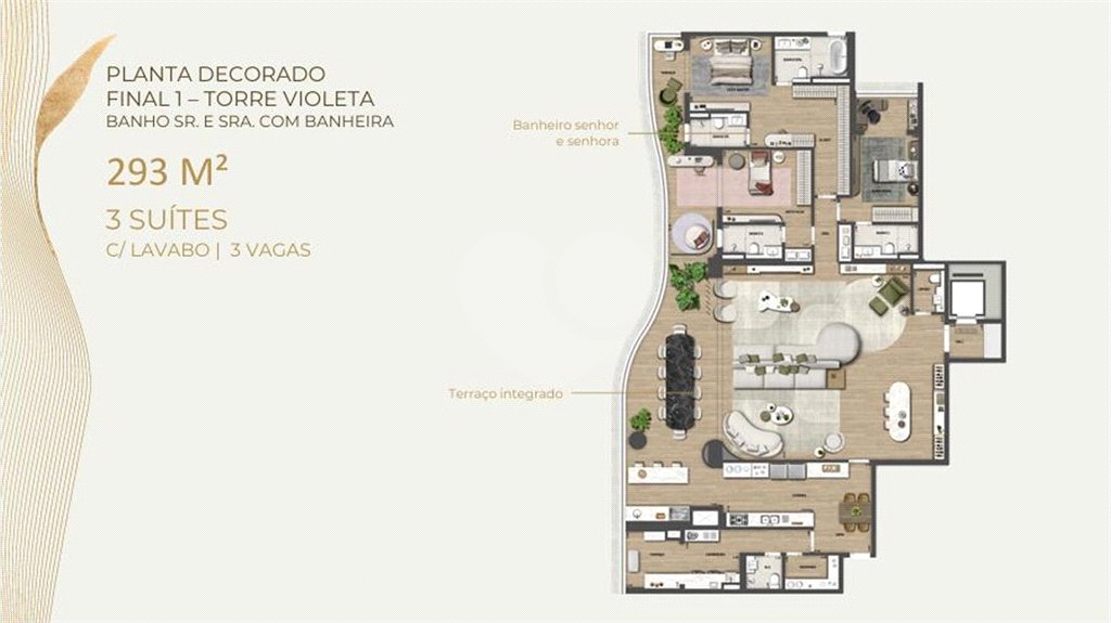 Apartamento à venda com 3 suítes em Água Branca, São Paulo, SP