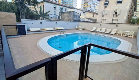 Apartamento com 3 dormitórios à venda, 135 m² por R$ 1.166.000,00 - Pompéia - Santos/SP