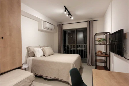 Apartamento à venda ou para alugar com 1 quarto em Pinheiros, São Paulo, SP