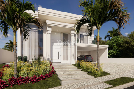 Terreno com Casa de Alto Padrão em Construção – Condomínio Alto do Sion