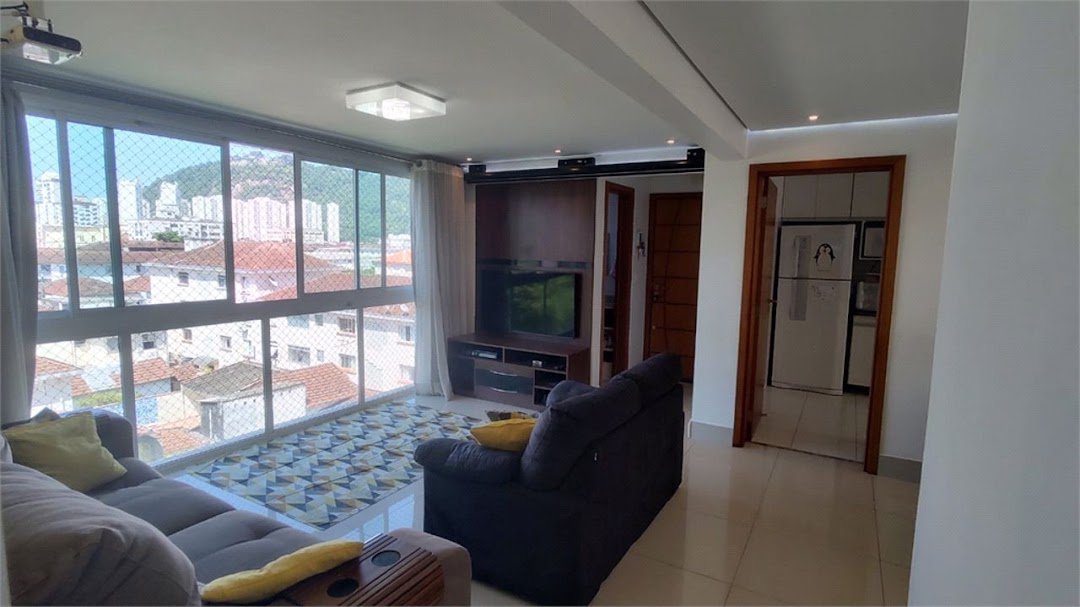Apartamento com 3 dormitórios à venda, 100 m² por R$ 830.000,00 - Marapé - Santos/SP