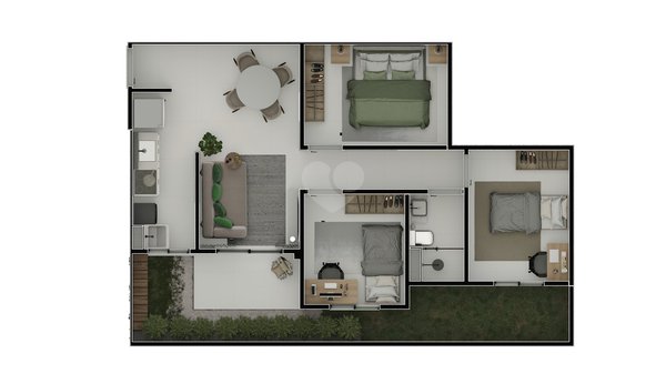 Apartamento 61m² 5