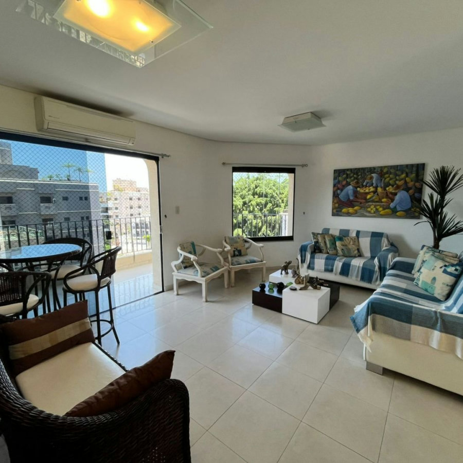 Apartamento com 3 dormitórios à venda, 120 m² por R$ 930.000,00 - Balneário Cidade Atlântica - Guarujá/SP