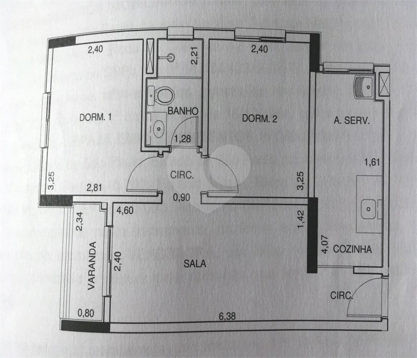 Apartamento à venda com 2 quartos em Castelo, Santos, SP