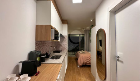 Apartamento à venda ou para alugar com 1 quarto em Indianópolis, São Paulo, SP