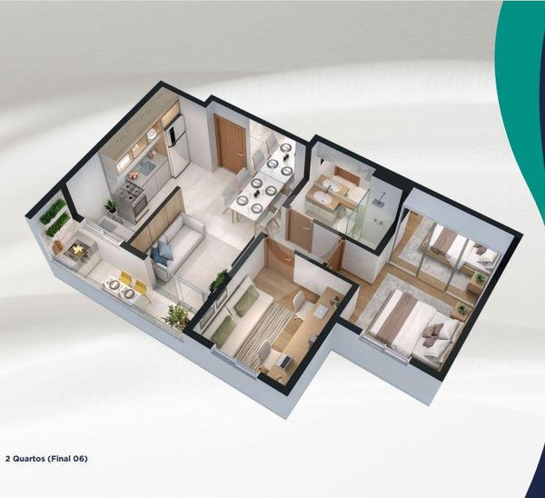 Apartamento 45m² 1