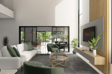Casa Moderna com Pé-Direito Duplo — Conforto, Estilo e Lazer em Condomínio Completo, em Bragança