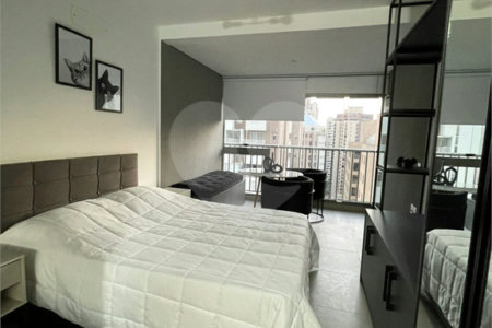 Studio à venda ou para alugar com 1 quarto em Indianópolis, São Paulo, SP