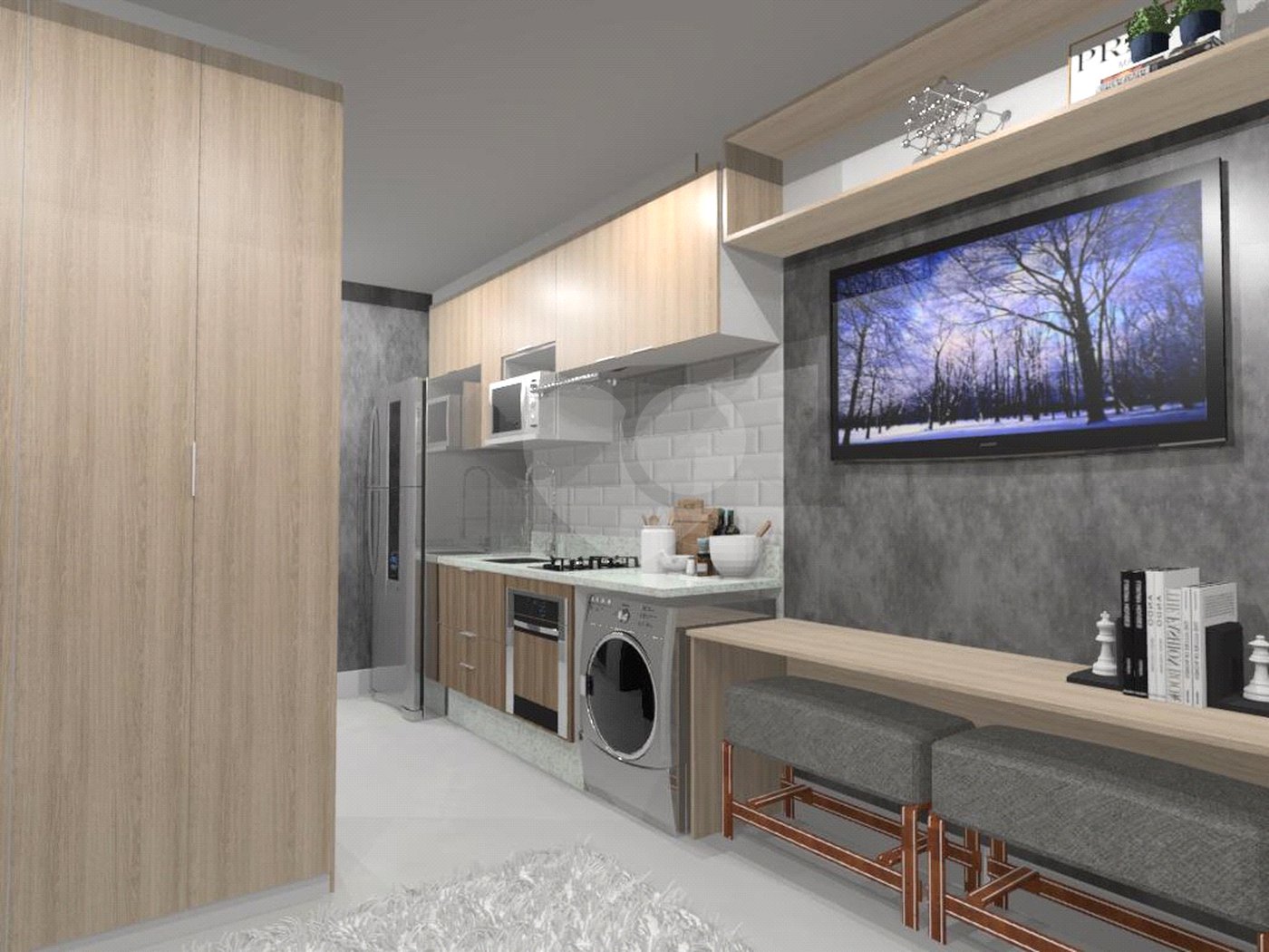 Studio à venda ou para alugar com 1 quarto em Sumarezinho, São Paulo, SP