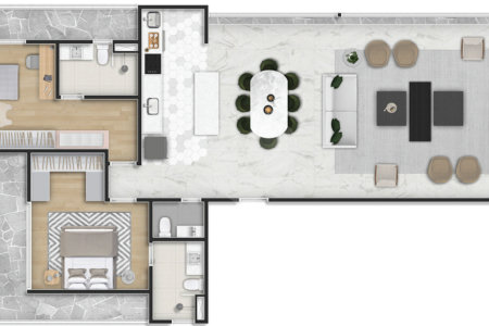 Apartamento à venda com 2 suítes em Moema, São Paulo, SP