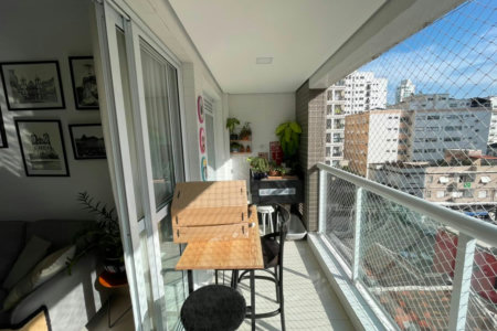 Apartamento com 2 dormitórios à venda, 74 m² por R$ 1.049.000,00 - Gonzaga - Santos/SP