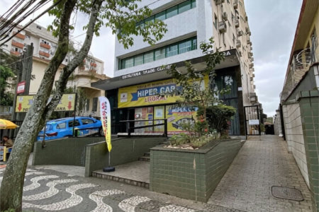 Sala para alugar, 121 m² por R$ 4.500,00 - Vila Mathias - Santos/SP