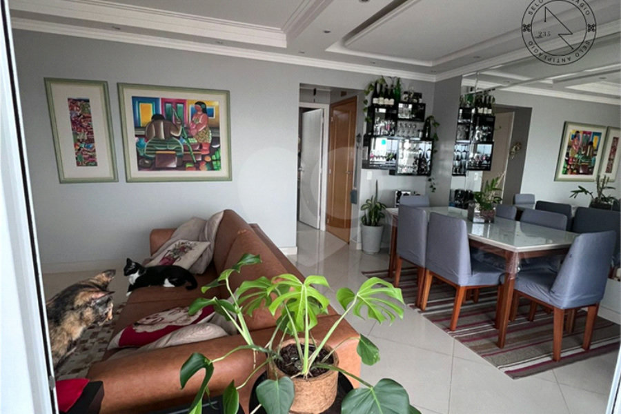 Apartamento à venda com 3 quartos, sendo 1 suíte,  em Vila Lusitânia, São Bernardo do Campo, SP