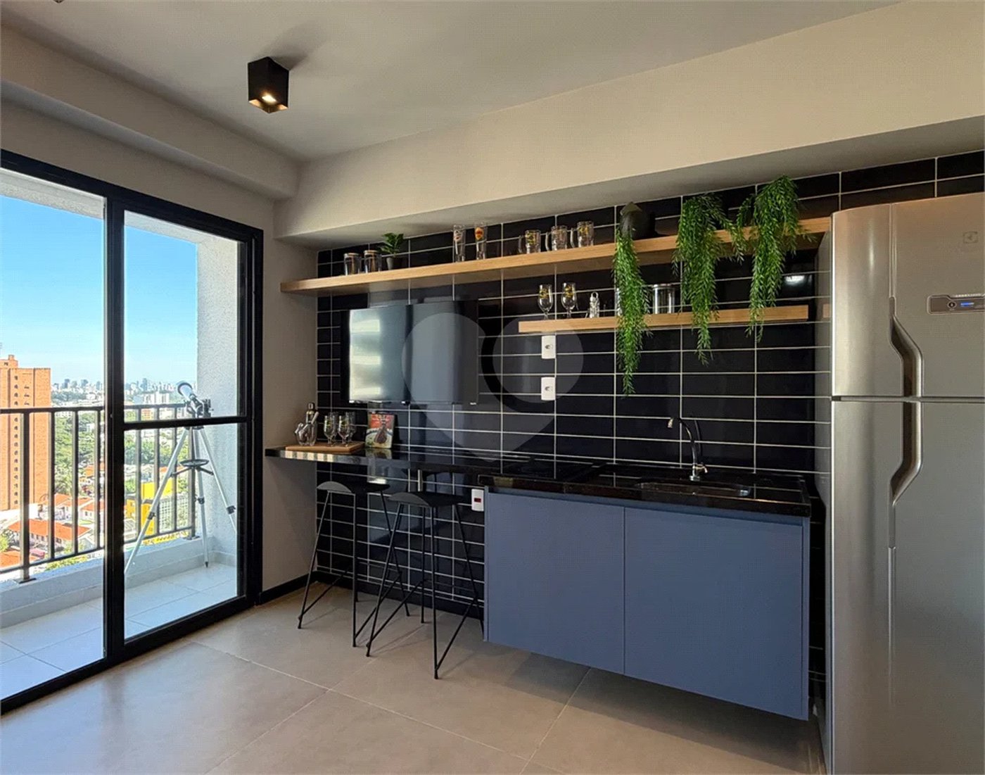 Studio residencial com 19m² na região da Vila Clementino em São Paulo - SP.