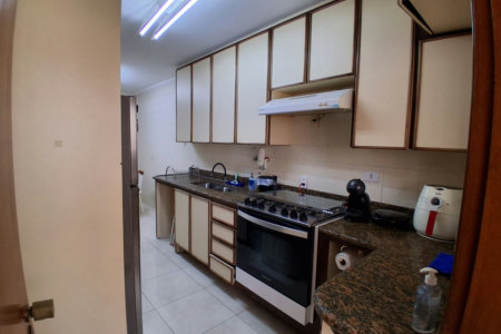 Apartamento com 3 dormitórios para alugar, 135 m² por R$ 6.500,00/mês - Pompéia - Santos/SP
