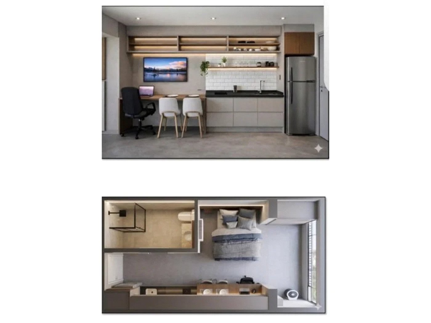 Studio à venda com 1 suíte em Butantã, São Paulo, SP