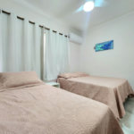 Apartamento mobiliado próximo da praia com 1 dormitório à venda, 32 m² por R$ 390.000 - Embaré - Santos/SP