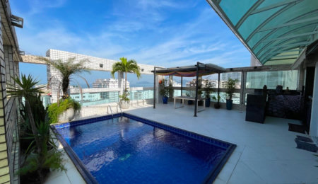 Cobertura com 3 dormitórios à venda, 320 m² por R$ 3.100.000,00 - Gonzaga - Santos/SP