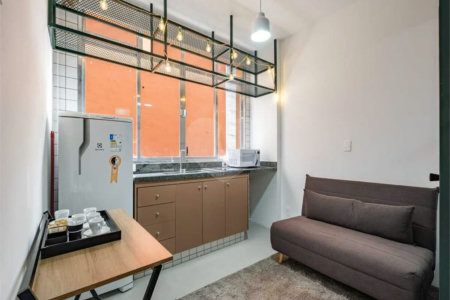 Apartamento a Venda na Vila Buarque, 29 m², 1 dormitório, totalmente reformado e decorado