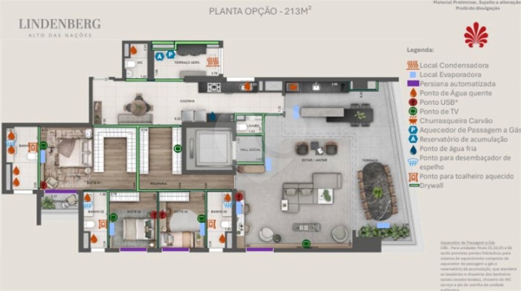 Apartamento à venda com 3 suítes em Chácara Santo Antônio (zona Sul), São Paulo, SP