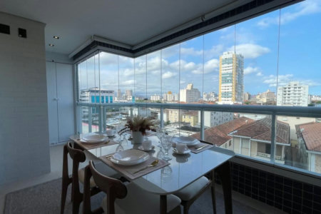 Apartamento com 1 dormitório à venda, 60 m² por R$ 990.000,00 - Boqueirão - Santos/SP