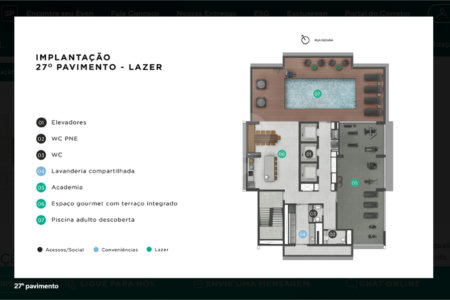 Studio à venda com 1 quarto em Brooklin Paulista, São Paulo, SP