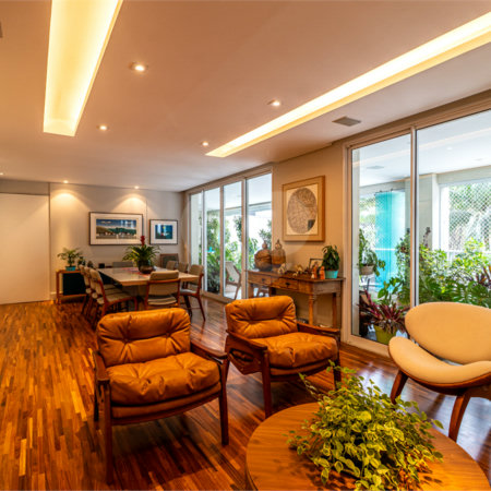 Apartamento Campo Belo à Venda 274 m² 4 Suítes 4 Vagas com Clima de Casa e Vista Verde