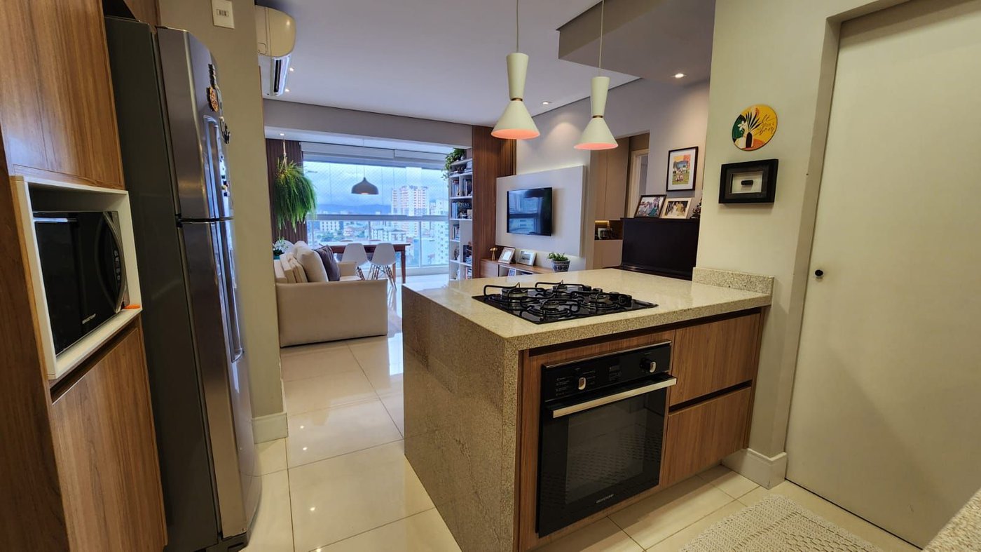Apartamento com 2 dormitórios à venda, 83 m² por R$ 1.590.000,00 - Boqueirão - Santos/SP