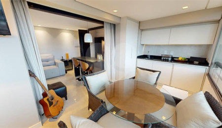 Apartamento à venda ou para alugar com 2 quartos, sendo 1 suíte, em Brooklin Paulista, São Paulo, SP