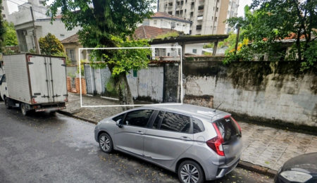 Terreno à venda, 234 m² por R$ 825.000,00 - Embaré - Santos/SP