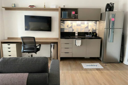 Apartamento à venda com 1 quarto em Pinheiros, São Paulo, SP