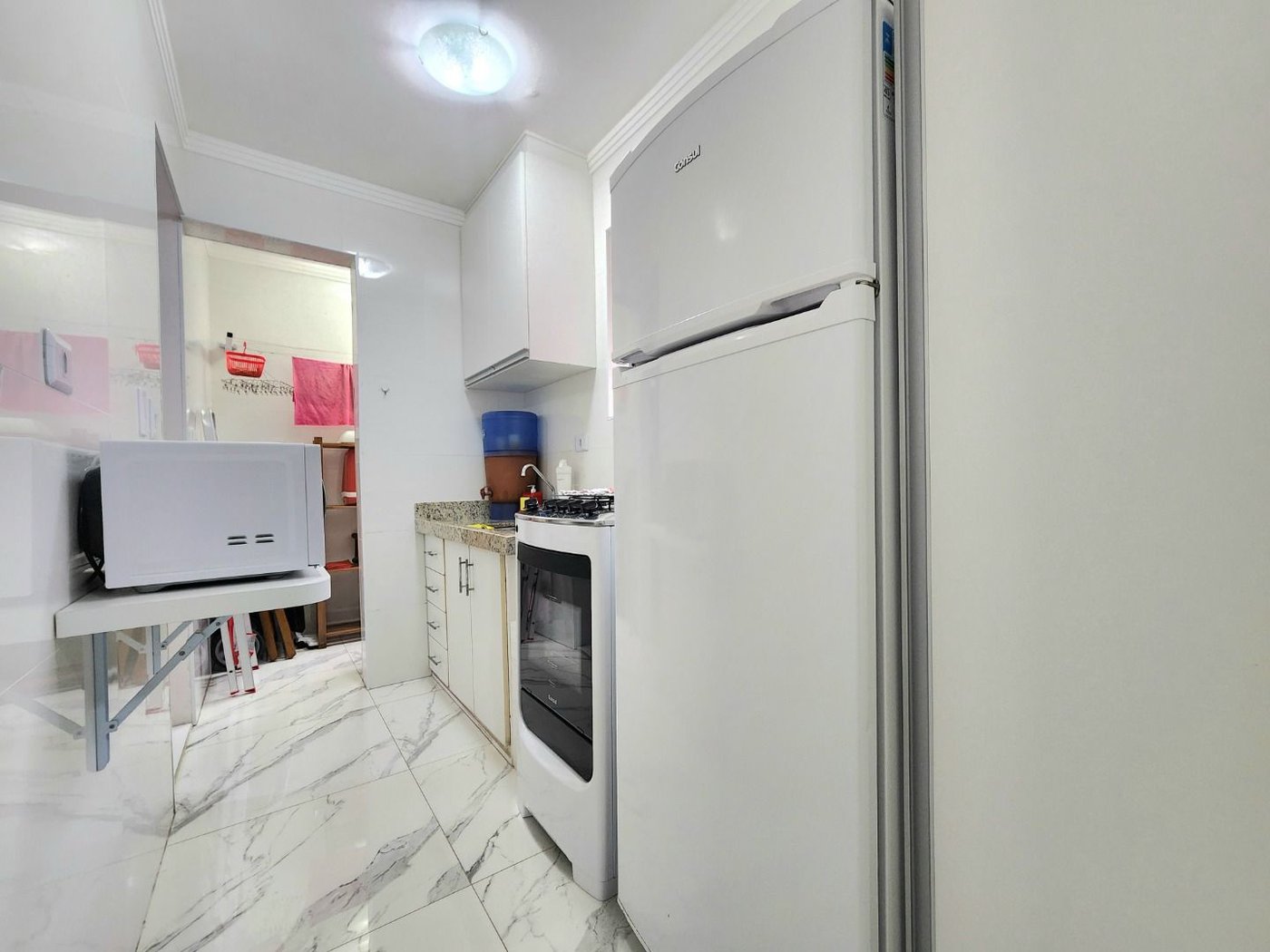 Apartamento mobiliado próximo da praia com 1 dormitório à venda, 32 m² por R$ 390.000 - Embaré - Santos/SP