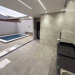 Casa Linear 3 quartos com 1 suíte, área de lazer
