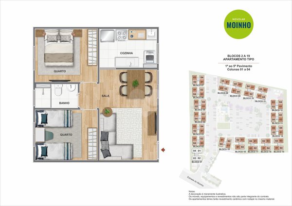 Apartamento 44m² 1
