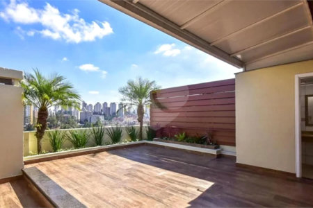 Cobertura à venda com 3 quartos, sendo 2 suítes,  em Paraíso do Morumbi, São Paulo, SP