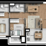 Apartamento à venda com 2 quartos, sendo 1 suíte, em Mirandópolis, São Paulo, SP