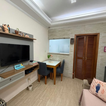Apartamento com 2 dormitórios à venda, 62 m² por R$ 375.000,00 - Boqueirão - Santos/SP