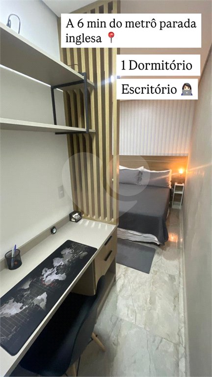 Apartamento à venda com 1 quarto em Parada Inglesa, São Paulo, SP