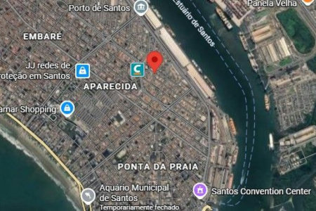 Terreno à venda, 866 m² por R$ 2.999.000,00 - Estuário - Santos/SP