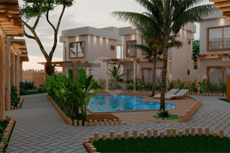 Casa à venda com 1 quarto, sendo 2 suítes, no condomínio Residencial Portal Canoê, Porto Seguro - BA