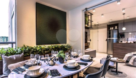 Apartamento à venda com 1 quarto em Campo Belo, São Paulo, SP