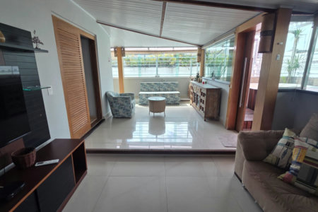 Cobertura com 3 dormitórios à venda, 262 m² por R$ 1.800.000,00 - Pompéia - Santos/SP